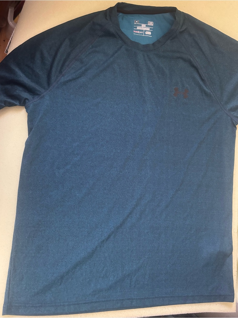 Under Armour Men's Blue Performance Crew Neck Shirt